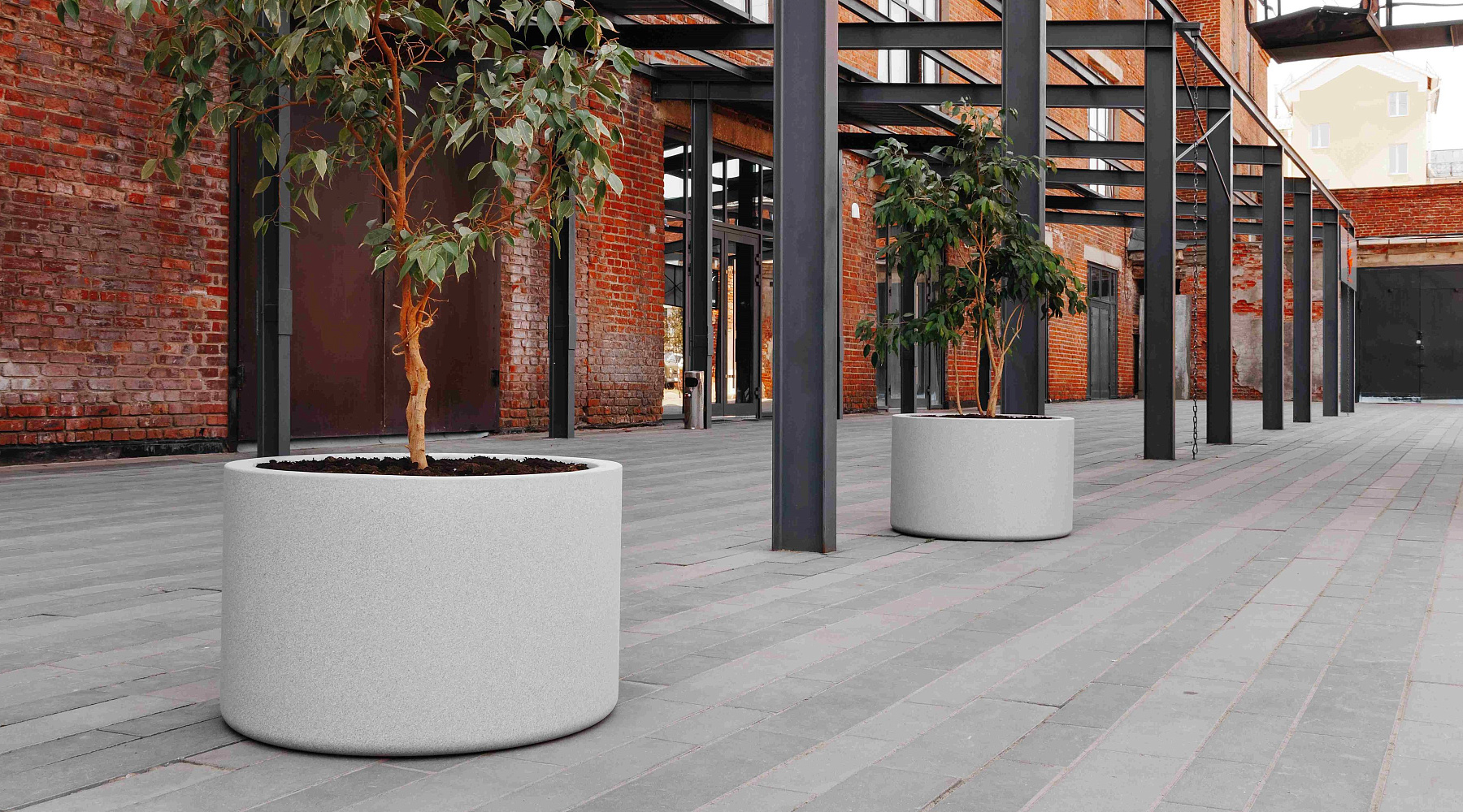 Вазон Цилиндр H450 D700